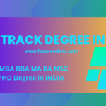 Fast Track degree in India.